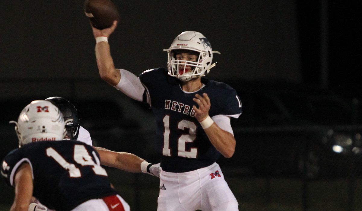 8. Metro Christian senior quarterback Asher Link